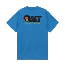 画像1: OBEY Earth Drop Out Tee - Azure Blue (1)