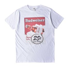 画像1: Budweiser Bud Beer #M8819 T-Shirts White (1)
