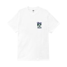 画像2: OBEY Stop Worry Now Tee - White Faded Wash (2)