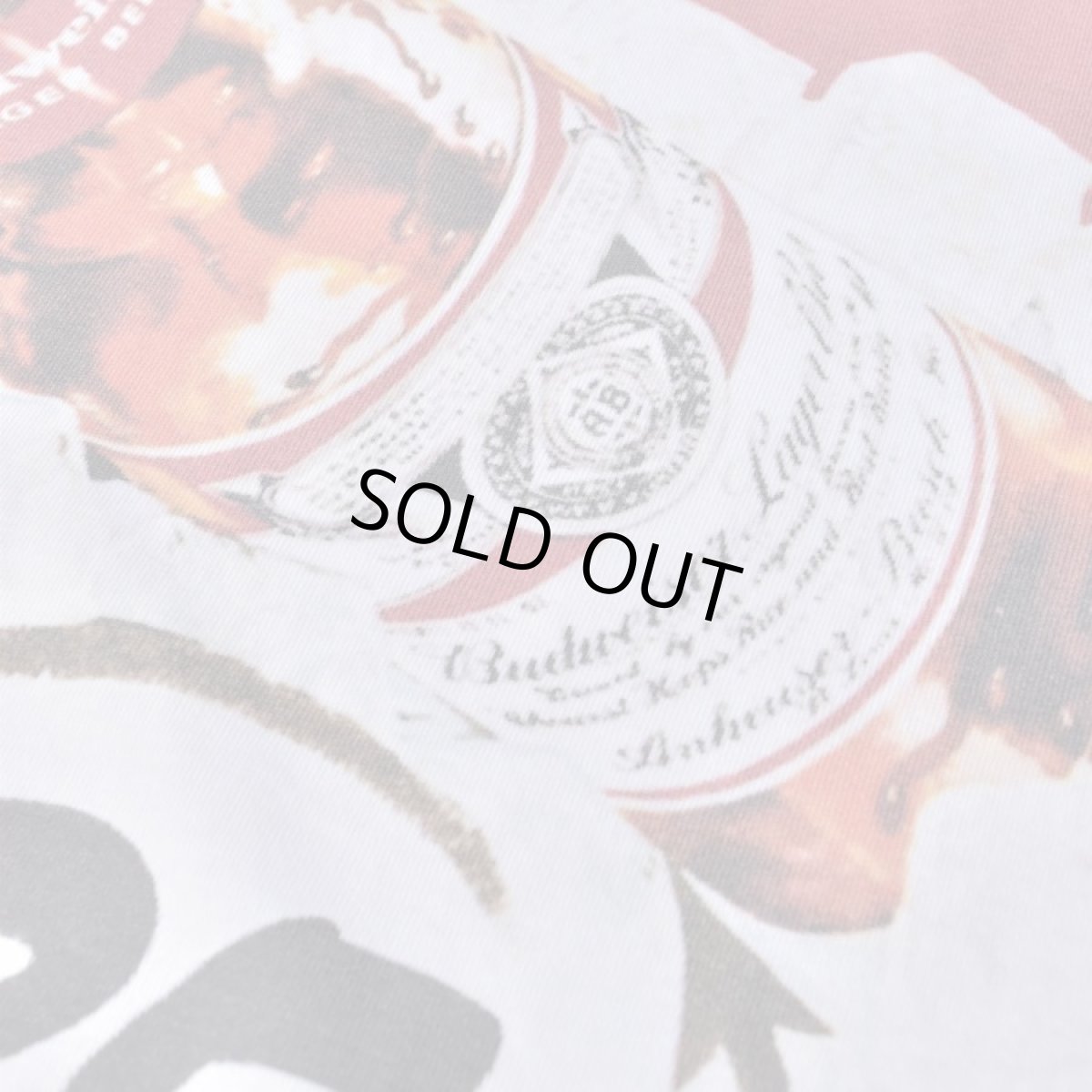 画像3: Budweiser Bud Beer #M8819 T-Shirts White (3)