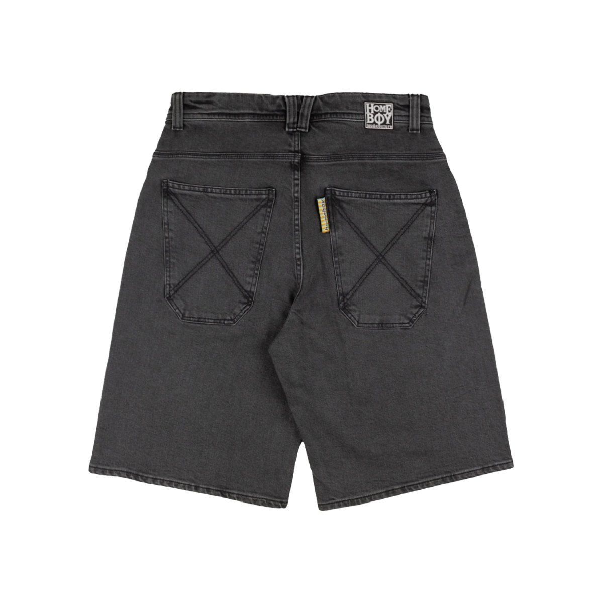 画像2: Homeboy x-tra Monster Denim Shorts - Washed Grey (2)