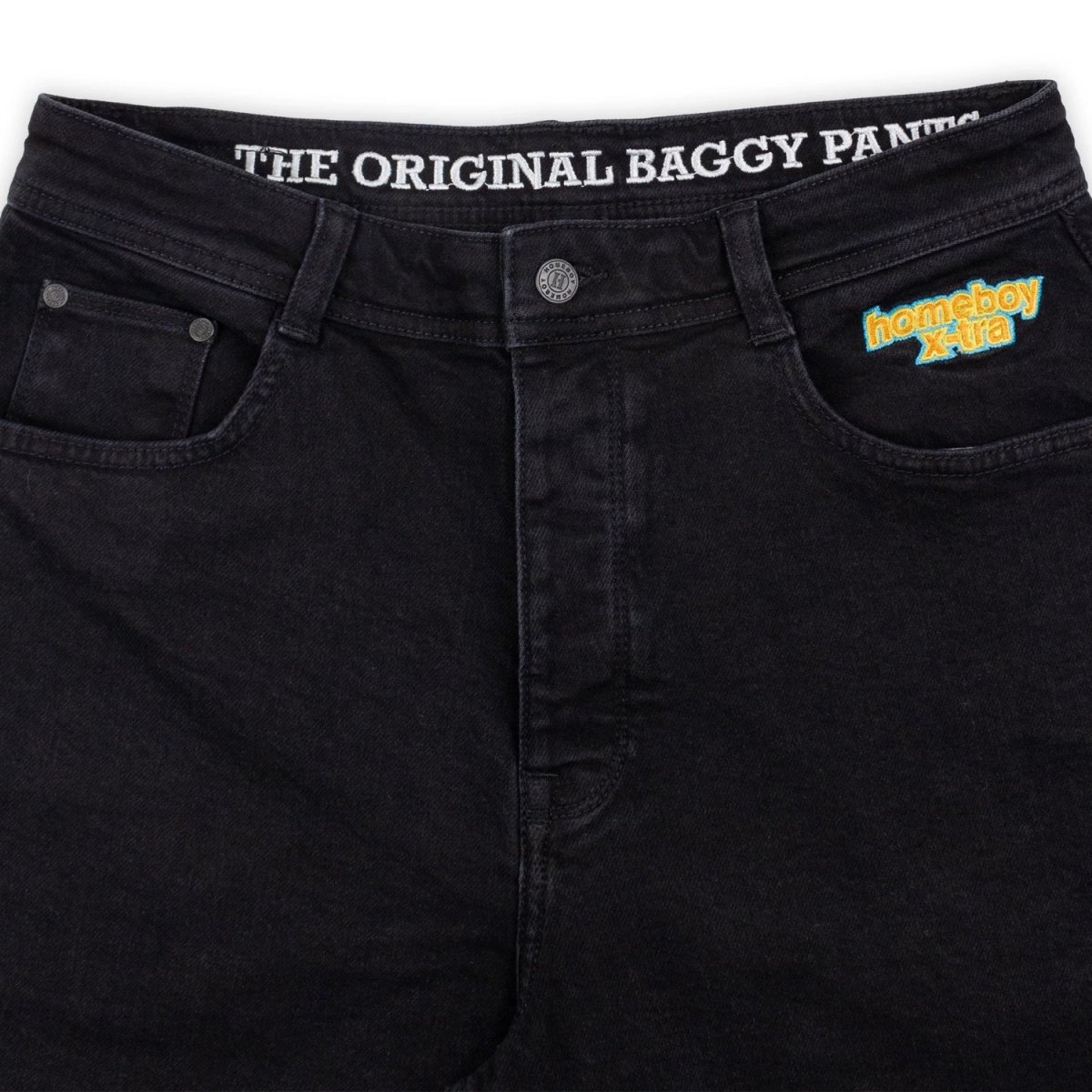 画像3: Homeboy x-tra Monster Denim Shorts - Washed Black (3)