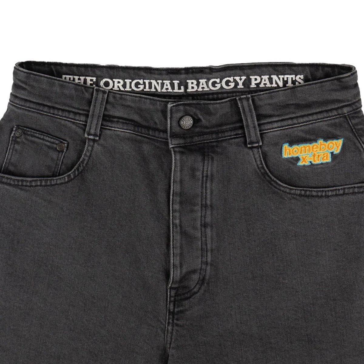 画像3: Homeboy x-tra Monster Denim Shorts - Washed Grey (3)