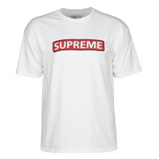 画像1: Powell Peralta Supreme Tee - White (1)
