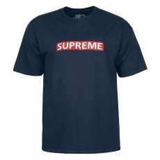 画像1: Powell Peralta Supreme Tee - Navy (1)