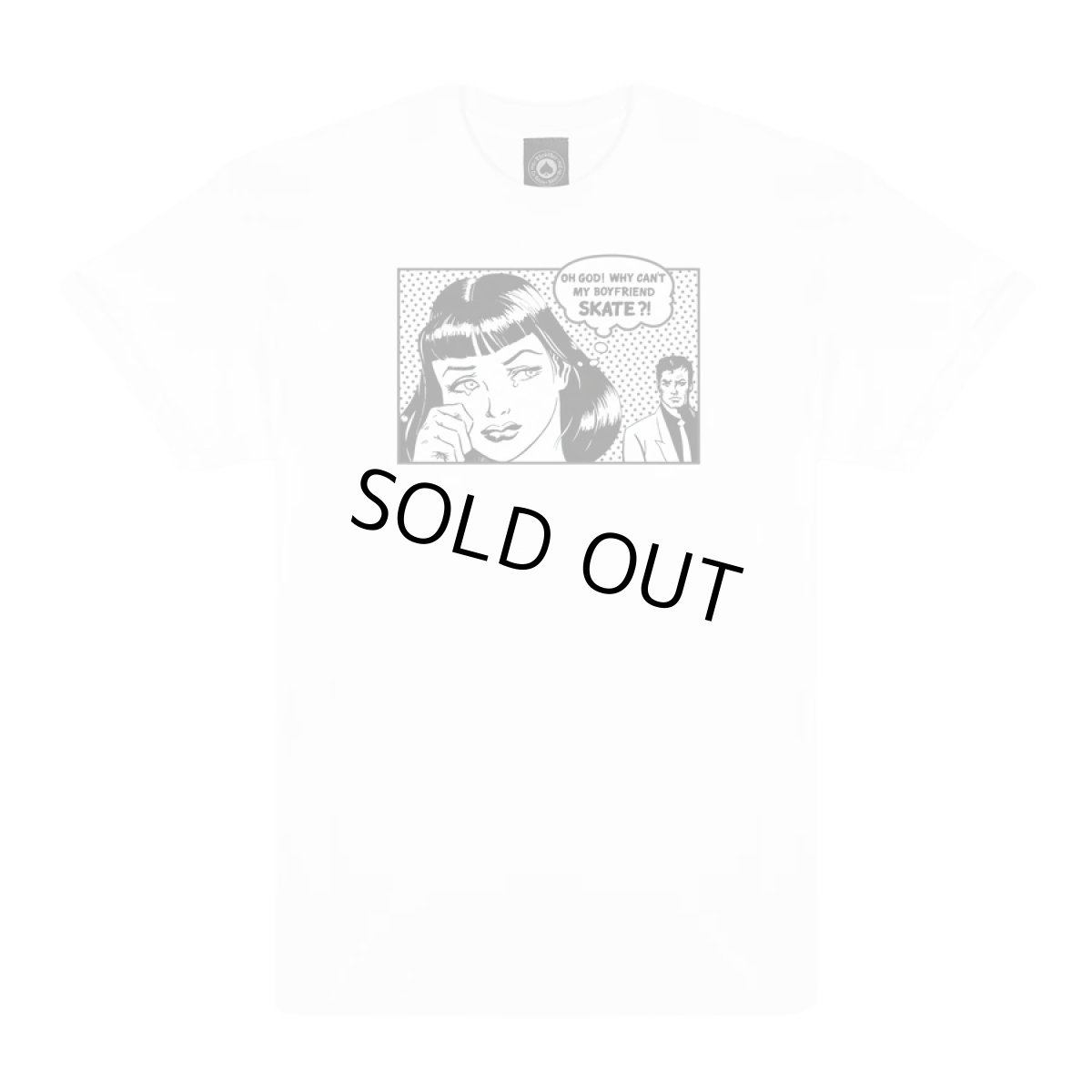 画像1: Thrasher Boyfriend Tee - White (1)