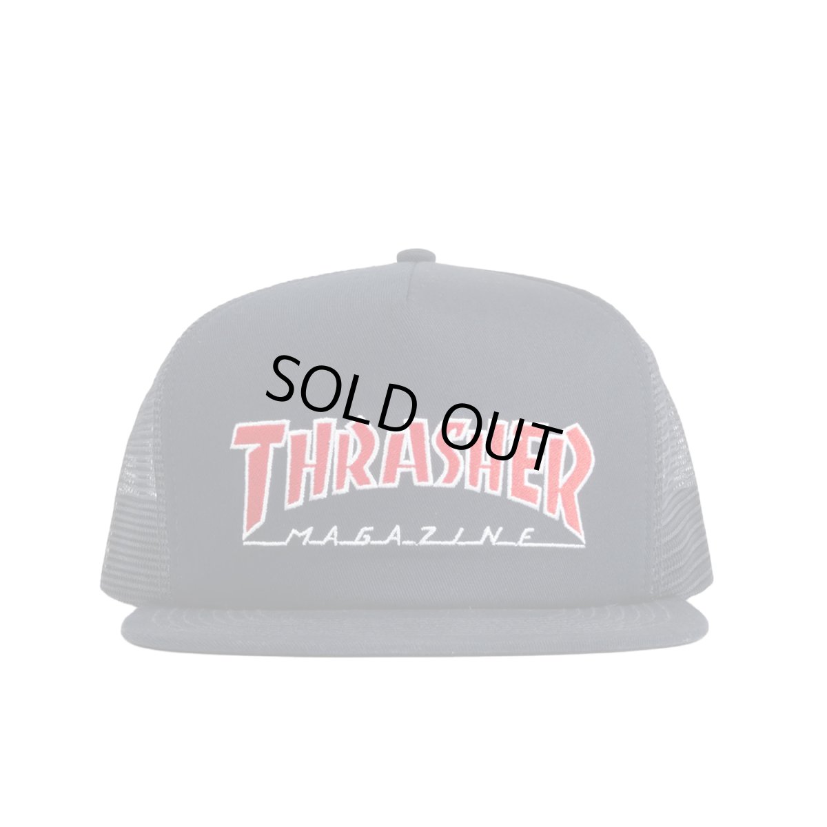 画像1: Thrasher Outlined Trucker Hat - Navy (1)