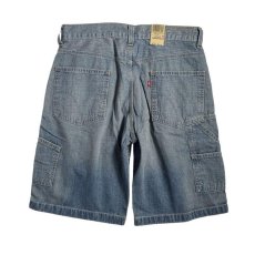画像2: Levi's Loose Fit Carpenter Shorts - Light Indigo (2)