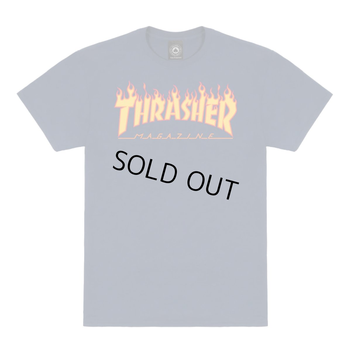 画像1: Thrasher Flame Tee - Navy (1)