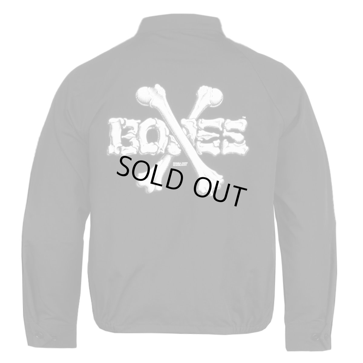 画像1: Powell Peralta Cross Bones Jacket - Black (1)