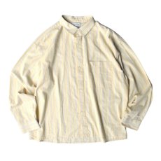 画像1: Cotton On Hampton L/S Shirts - Cream Stripe (1)