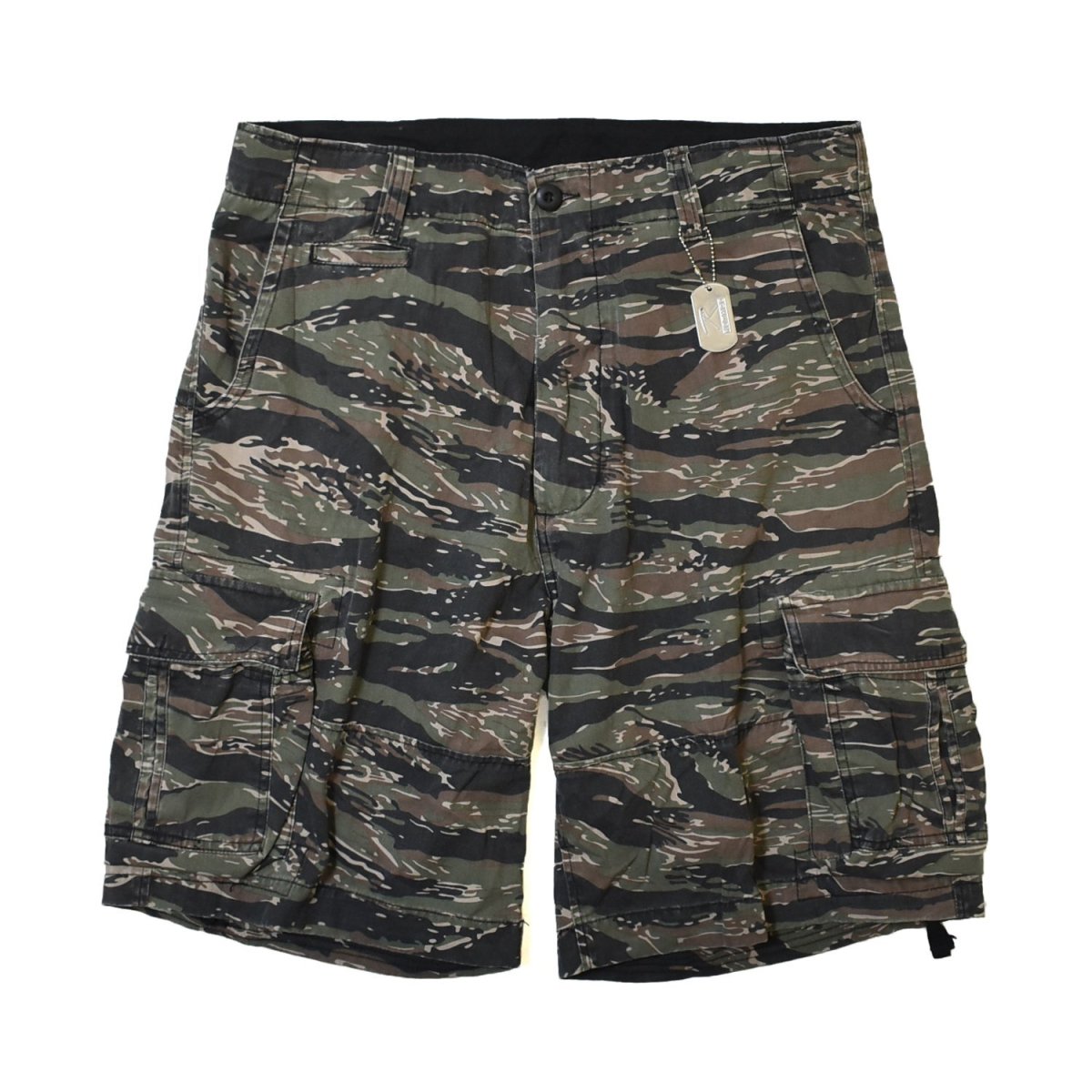 画像1: Rothco Vintage Utility Cargo Shorts - Tiger Stripe Camo (1)