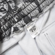 画像6: FB County Laser Print Fleece Cargo Shorts - Black (6)
