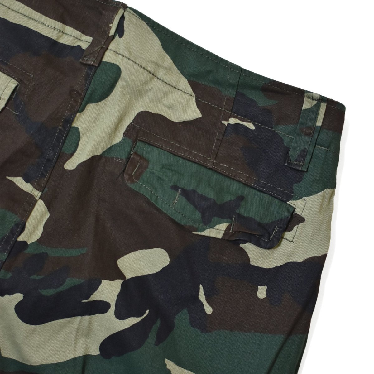 画像3: Rothco Vintage Utility Cargo Shorts - Woodland Camo (3)