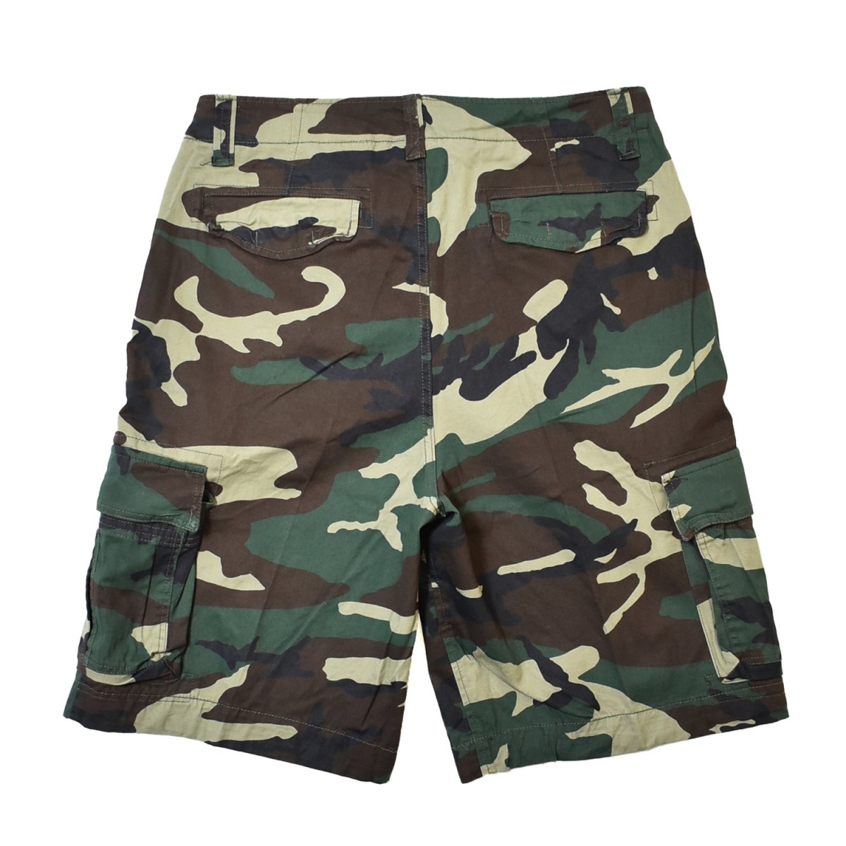 画像2: Rothco Vintage Utility Cargo Shorts - Woodland Camo (2)
