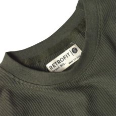画像2: Retro Fit L/S Crewneck Thermal - Dusty Olive (2)