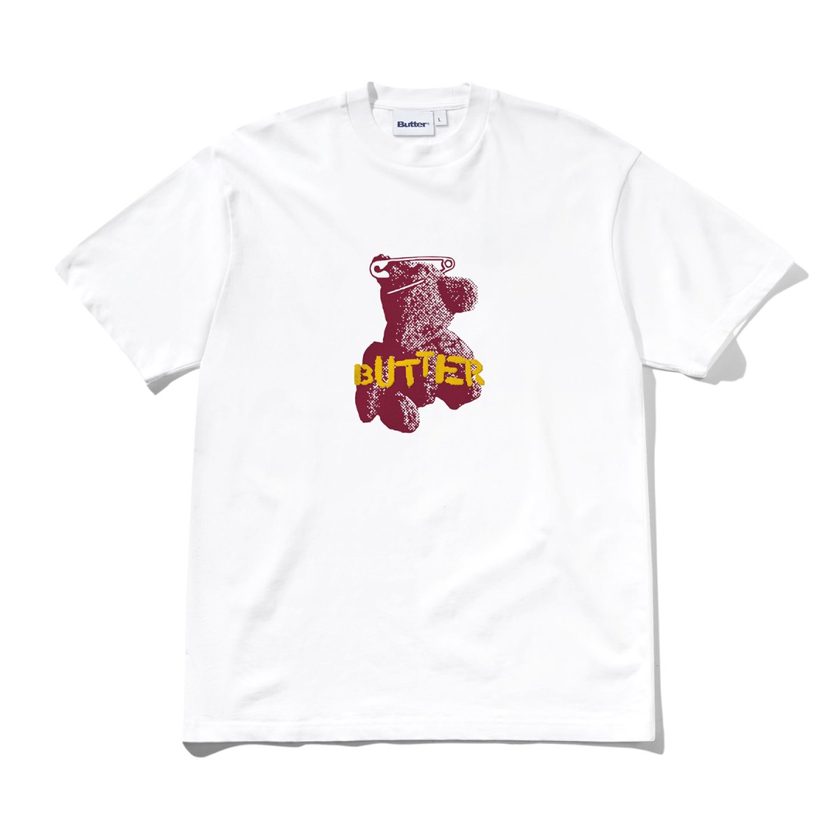 画像1: Butter Goods Teddy Bear Tee - White (1)