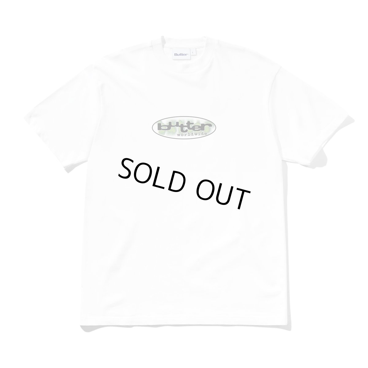 画像1: Butter Goods Vortex Tee - White (1)