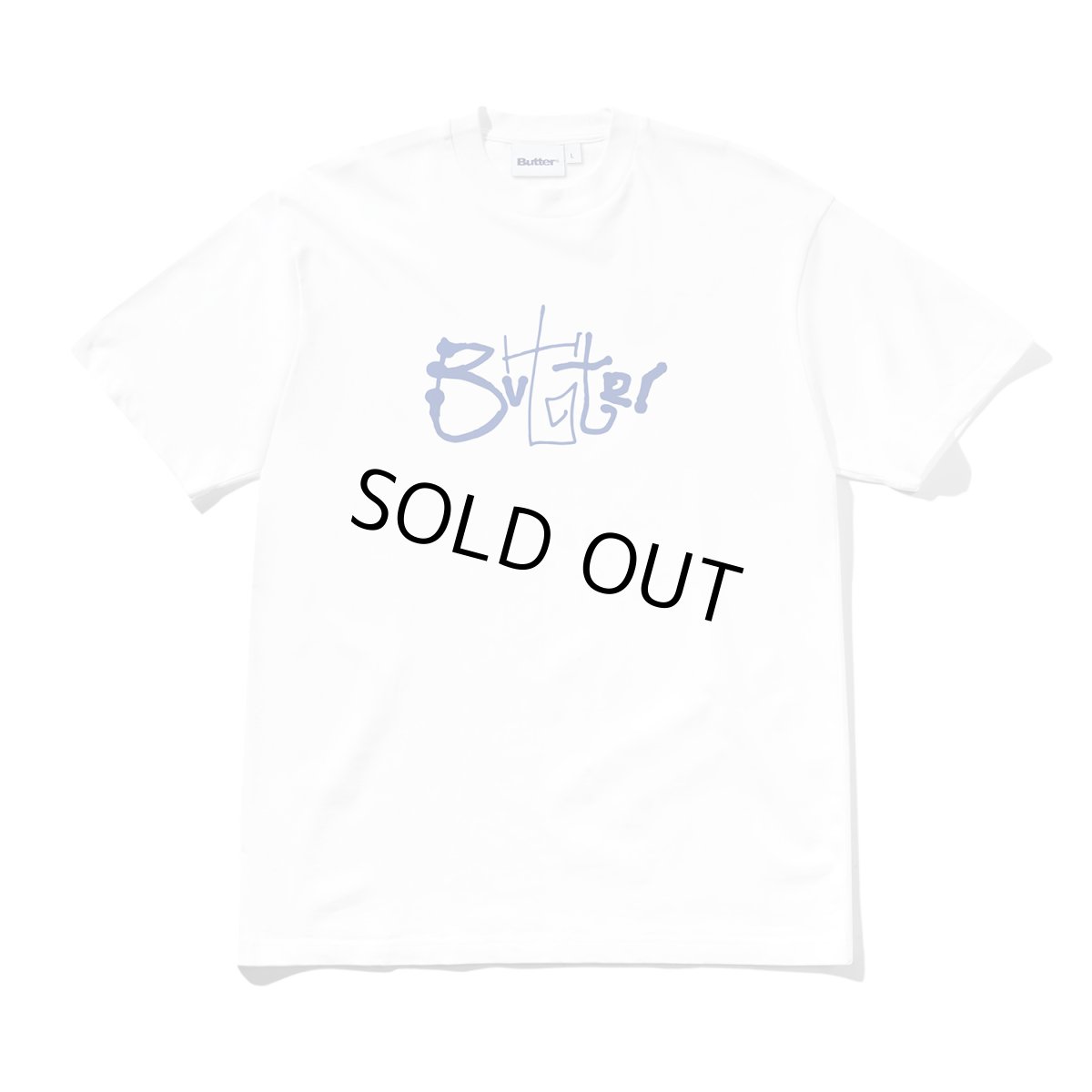画像1: Butter Goods Scribble Tee - White (1)