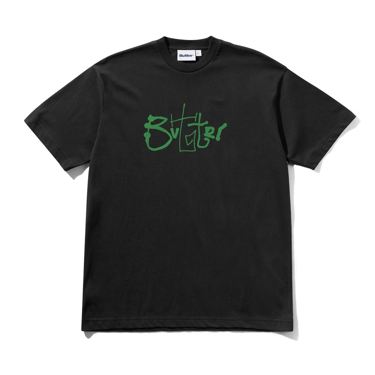画像1: Butter Goods Scribble Tee - Black (1)