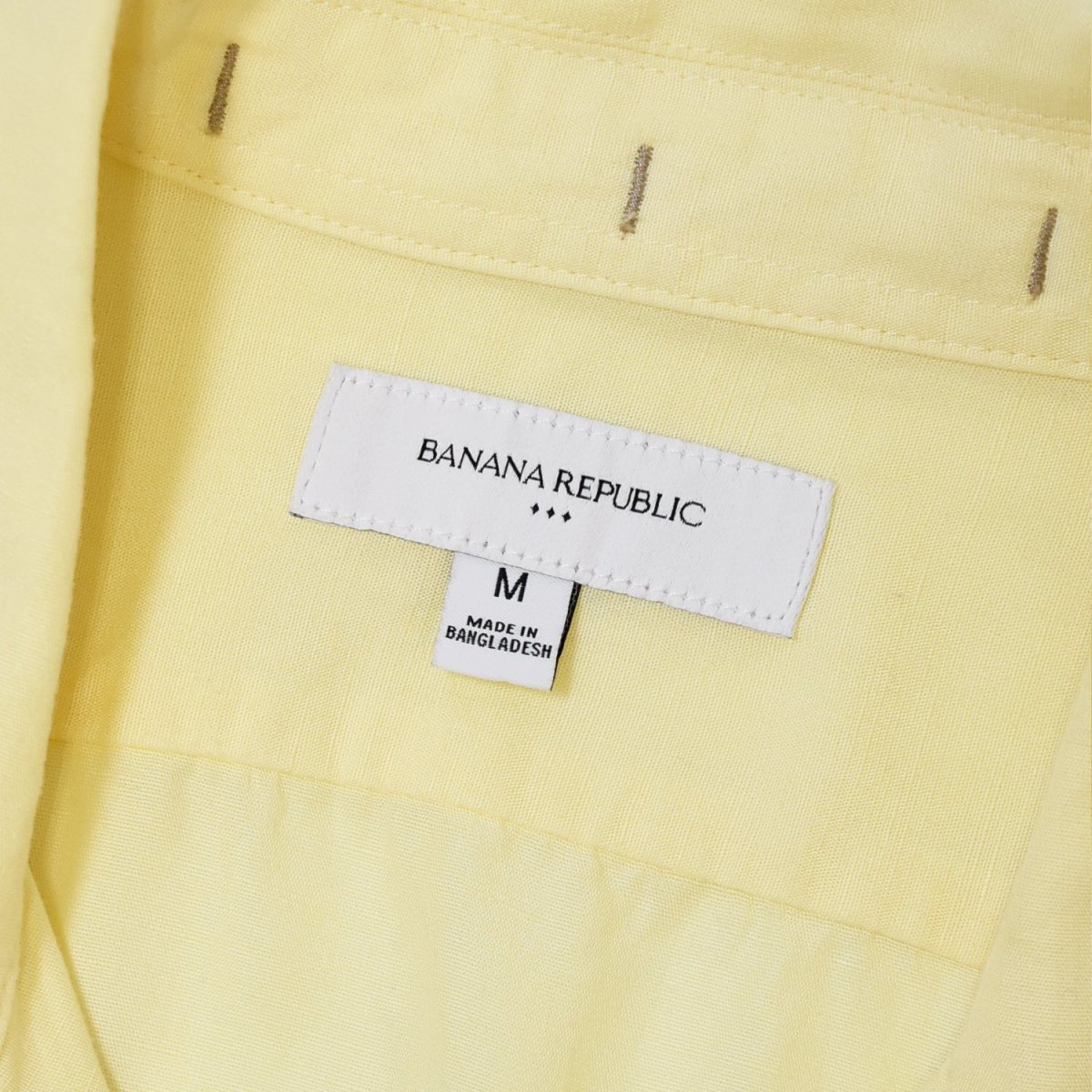 画像3: Banana Republic S/S Linen Shirts - Yellow (3)