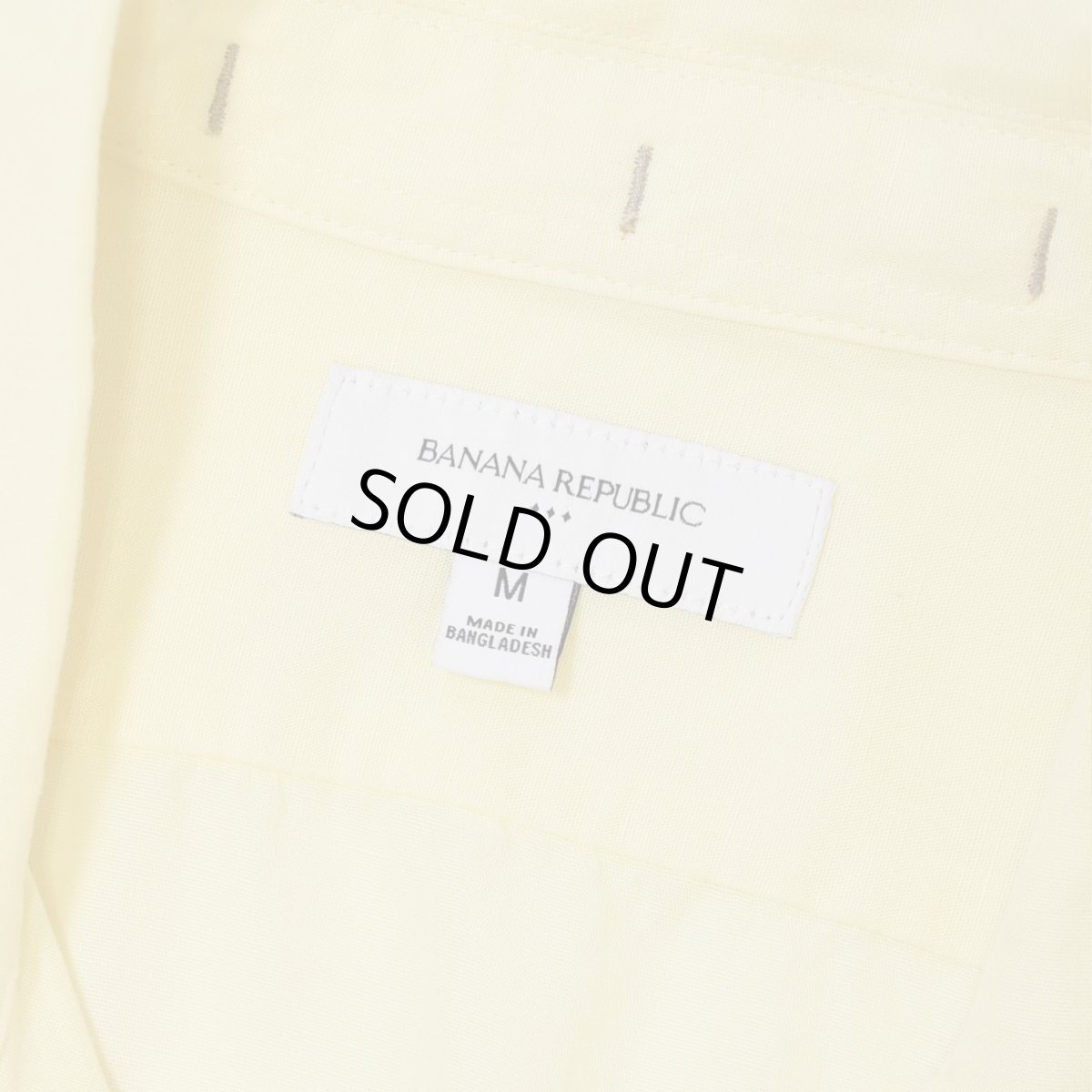 画像3: Banana Republic S/S Linen Shirts - Yellow (3)