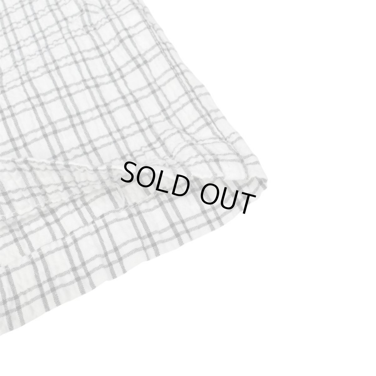 画像4: Old Navy S/S Seersucker Check Shirt - White (4)