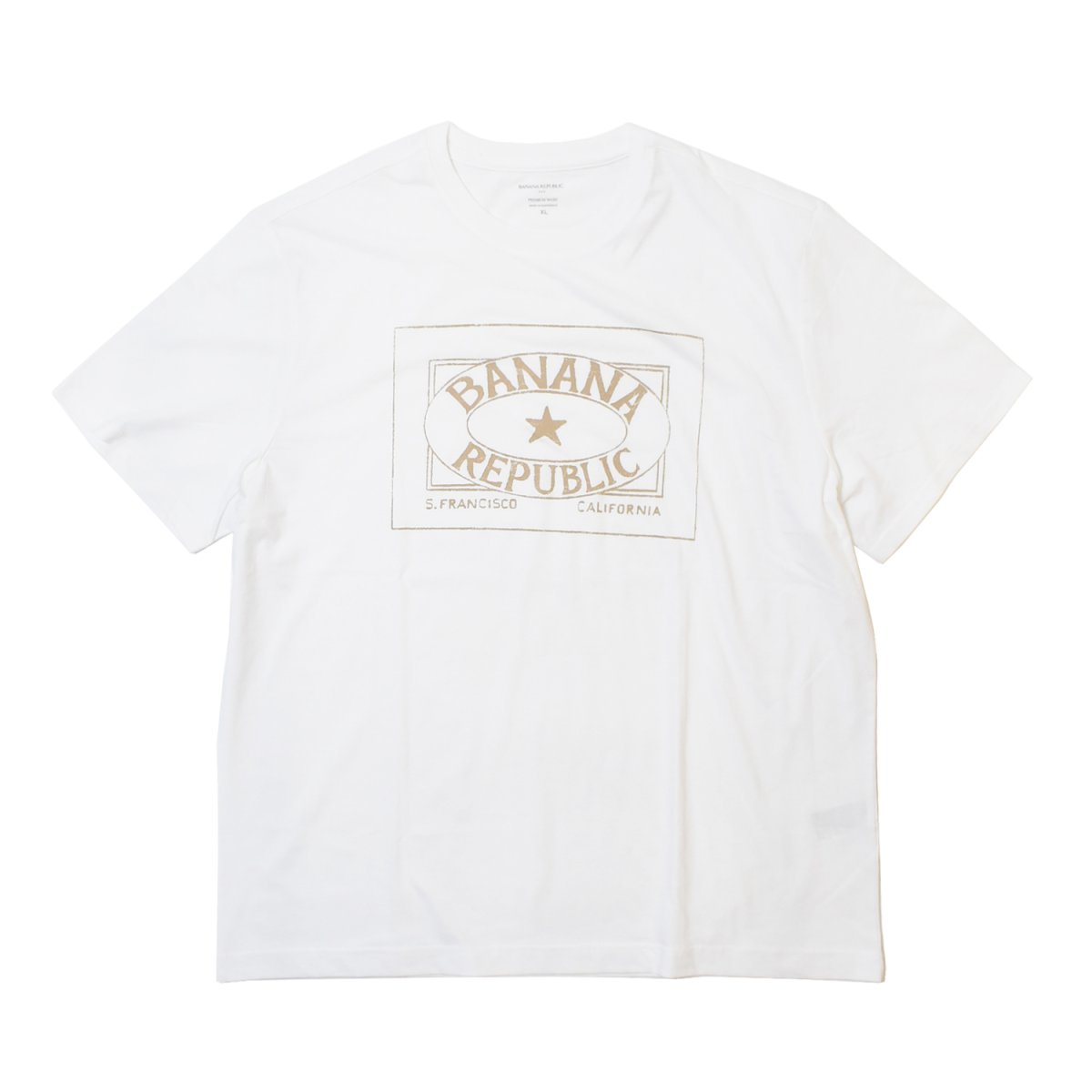 画像1: Banana Republic S/S Tee - White (1)