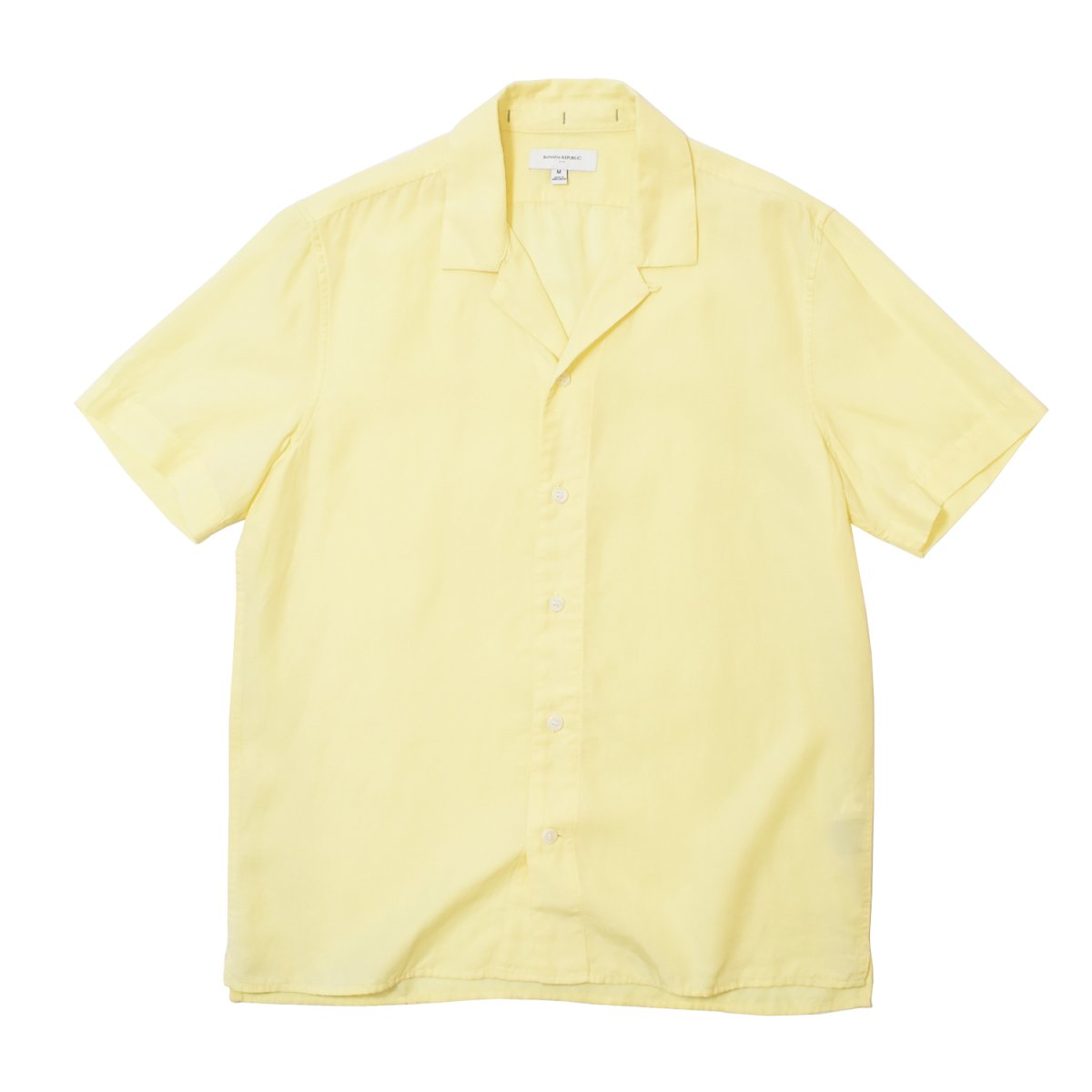 画像1: Banana Republic S/S Linen Shirts - Yellow (1)