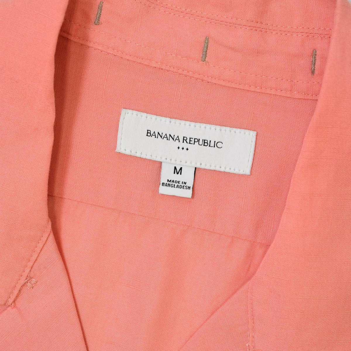 画像3: Banana Republic S/S Linen Shirts - Peach (3)
