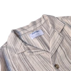 画像2: Old Navy S/S Linen Stripe Shirts - Khaki/Gray/Natural (2)