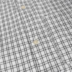 画像3: Old Navy S/S Seersucker Check Shirt - White (3)