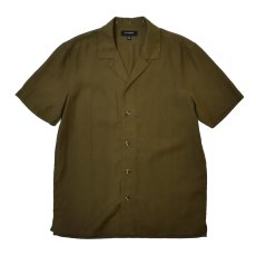 画像1: Banana Republic S/S Linen Shirts - Olive (1)