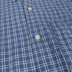 画像3: Old Navy S/S Seersucker Check Shirts - Blue (3)