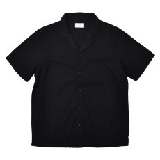 画像1: Old Navy S/S Lace Camp Shirts - Black (1)