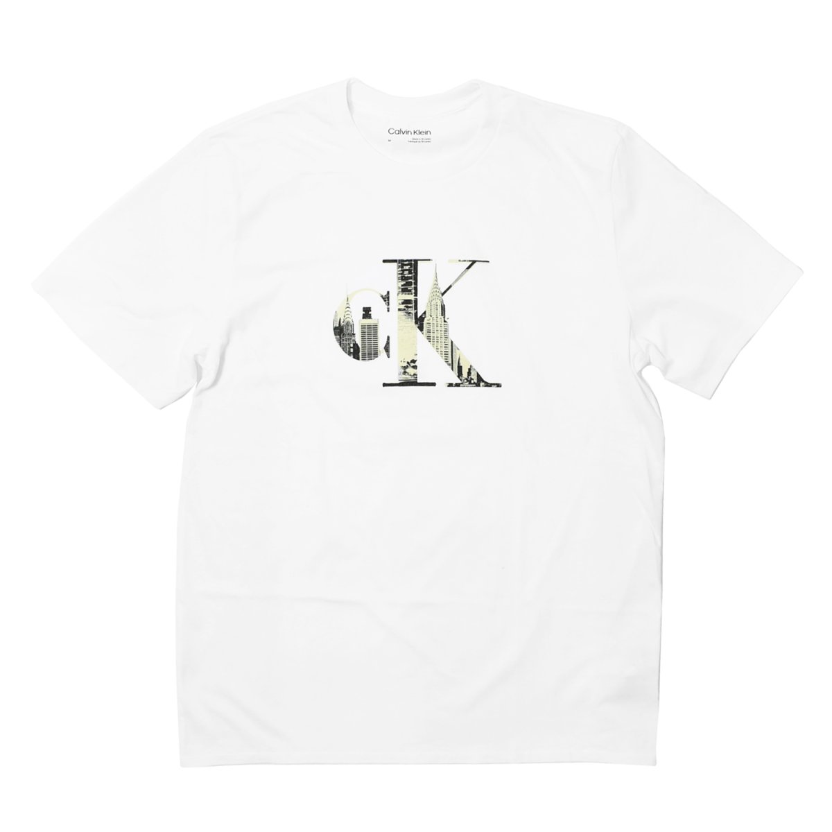画像1: Calvin Klein Monogram Tee - White (1)