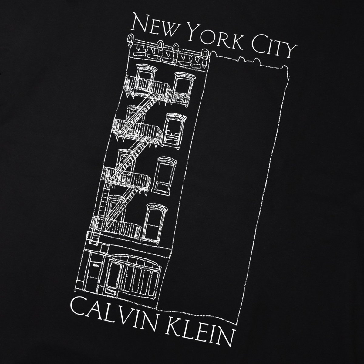 画像2: Calvin Klein Townhouse Tee - Black (2)