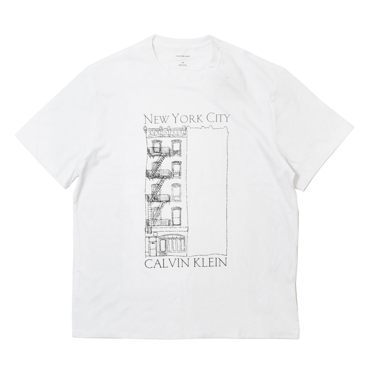 画像1: Calvin Klein Townhouse Tee - White (1)