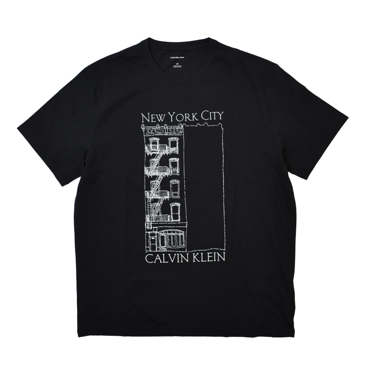 画像1: Calvin Klein Townhouse Tee - Black (1)