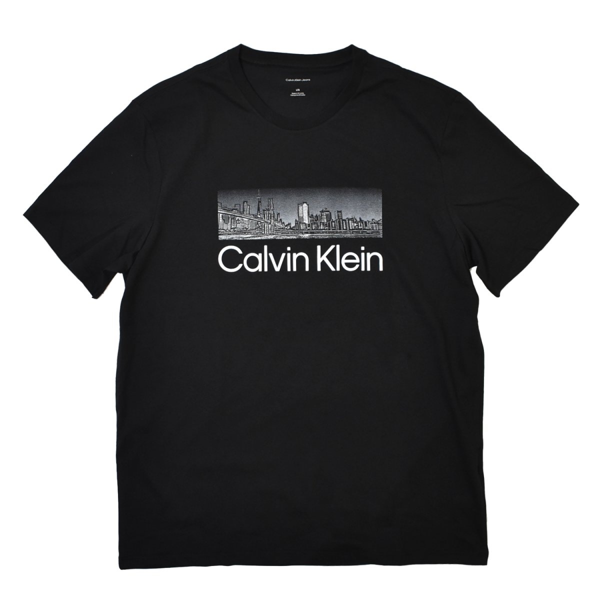 画像1: Calvin Klein Skyline Tee - Black (1)