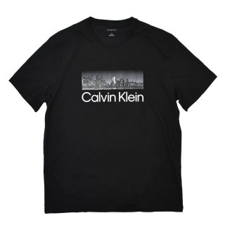 売れ筋商品|||カルバンクライン Tシャツ レディース トップス SHADOW GRAPHIC REGULAR TEE - Print T-shirt - black Calvin Klein tシャツ Tシャツ 「Calvin / カルバン クライン