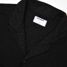 画像2: Old Navy S/S Lace Camp Shirts - Black (2)