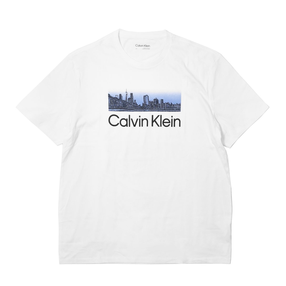 画像1: Calvin Klein Skyline Tee - White (1)