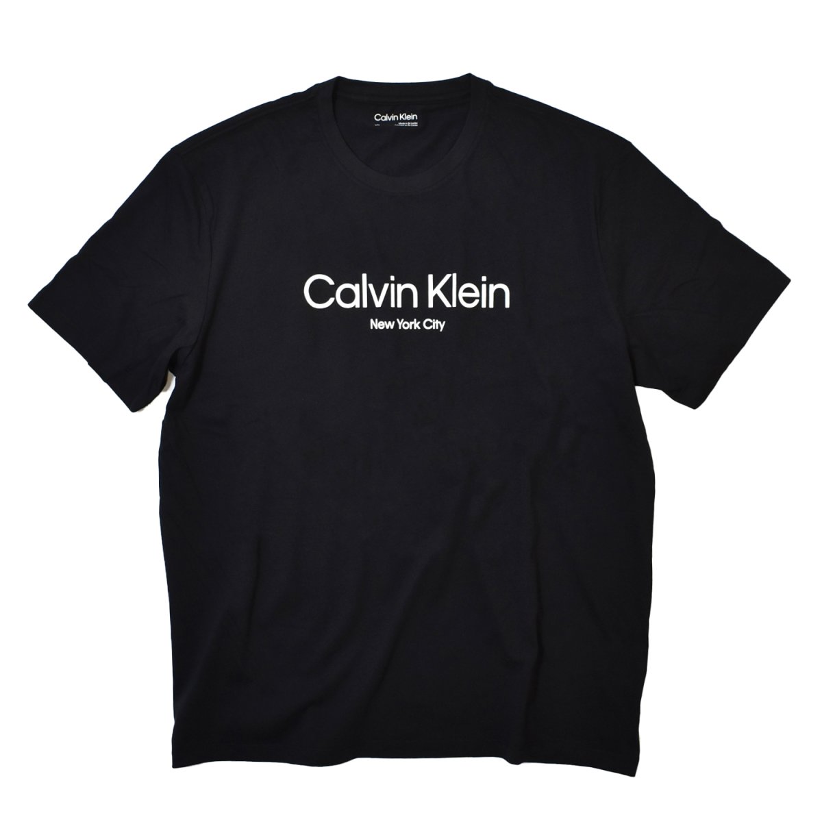 画像1: Calvin Klein New York City Logo Tee - Black (1)