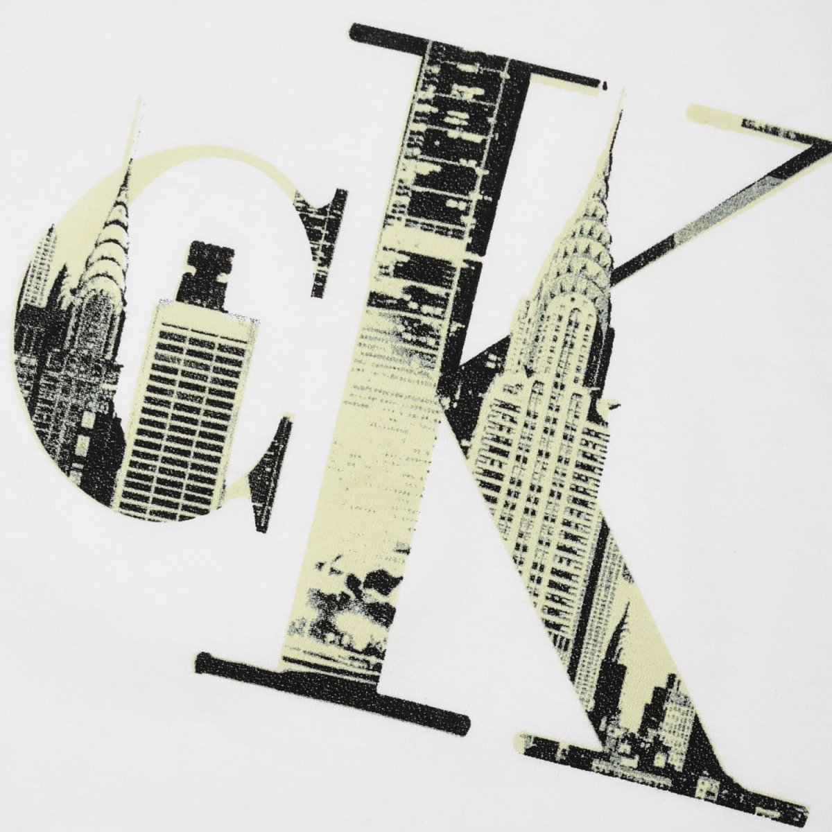 画像2: Calvin Klein Monogram Tee - White (2)