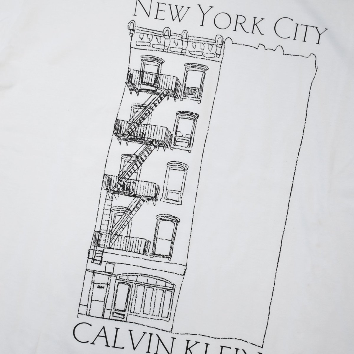 画像2: Calvin Klein Townhouse Tee - White (2)