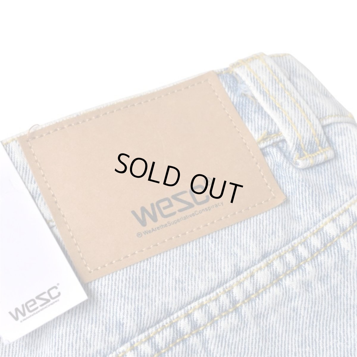 画像3: WeSC Denim Shorts - Light Indigo (3)