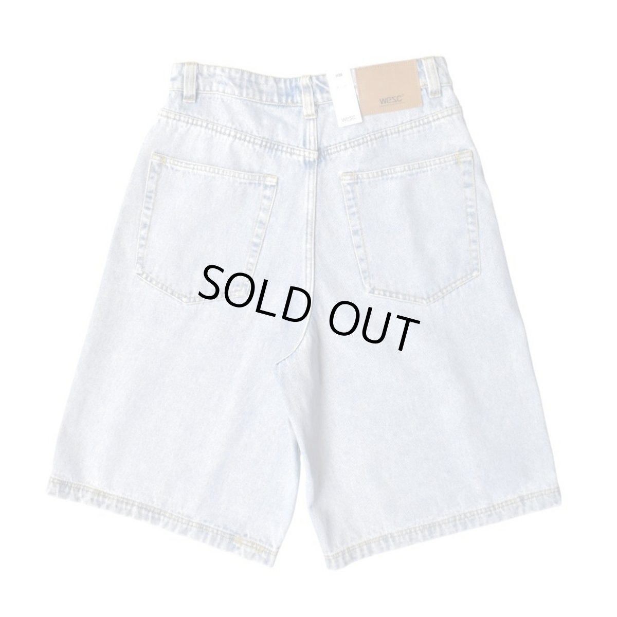 画像2: WeSC Denim Shorts - Light Indigo (2)