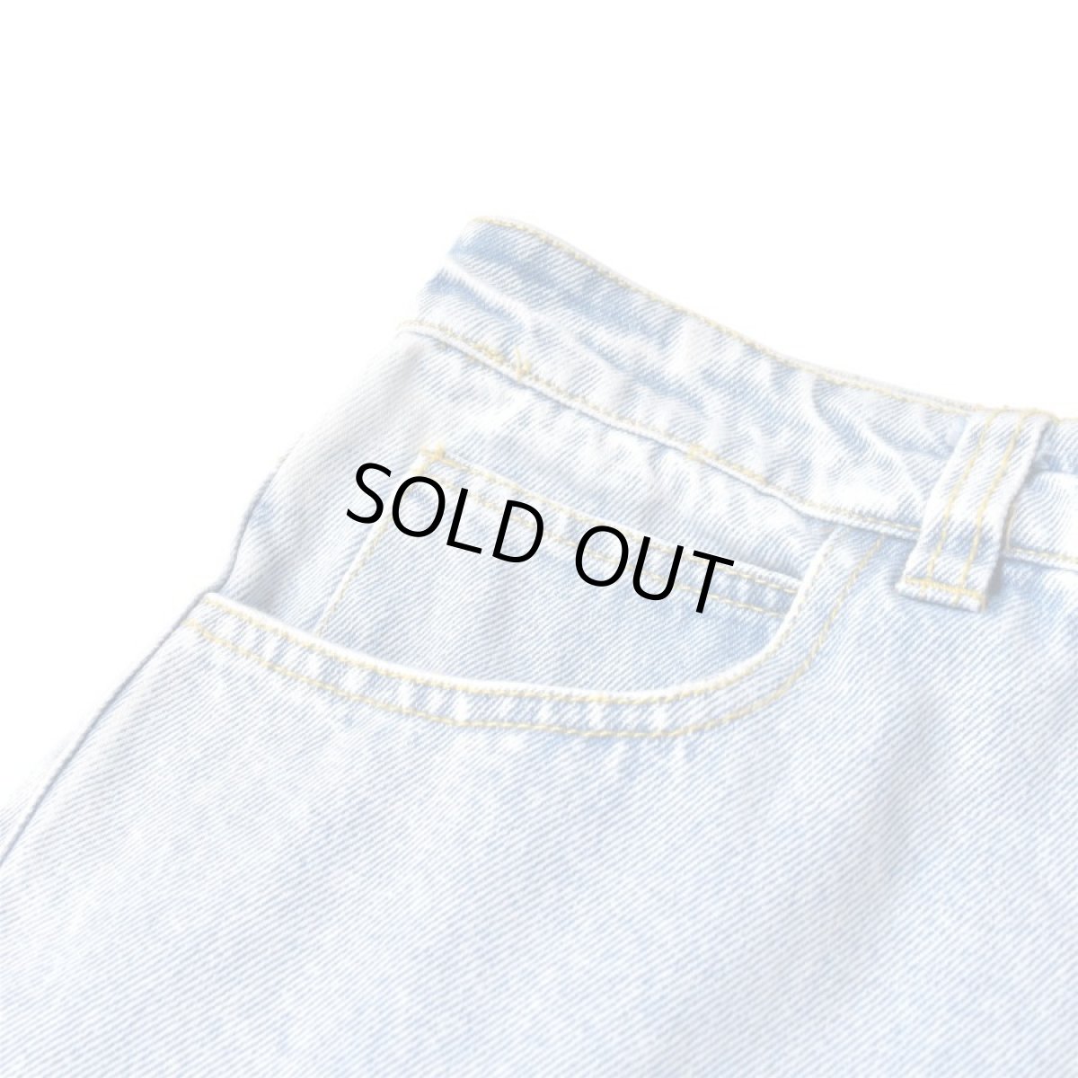 画像5: WeSC Denim Shorts - Light Indigo (5)