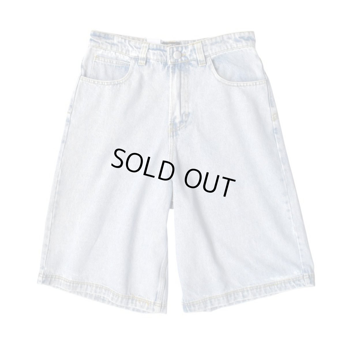 画像1: WeSC Denim Shorts - Light Indigo (1)